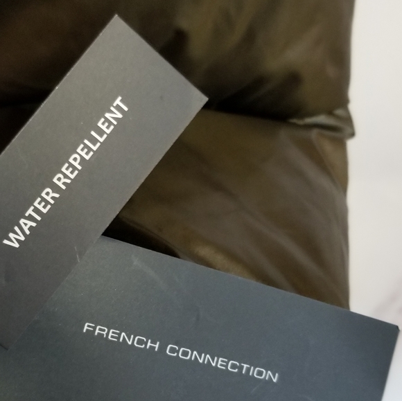 FRENCH CONNECTION Long Puffer Jacket With Hood - Picture 7 of 10